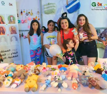 Crochet and Woolen Toy Stand at the Aley International Festival 