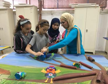 Mural & Trash Orchestra Activities - Omar Fakhoury School