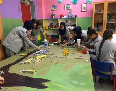 Mural & Trash Orchestra Activities - Sobhi Saleh School