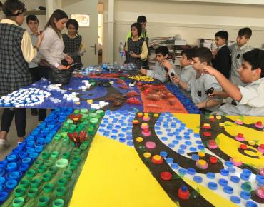 Mural & Trash Orchestra Activities - Al Ghobeiri 2nd School