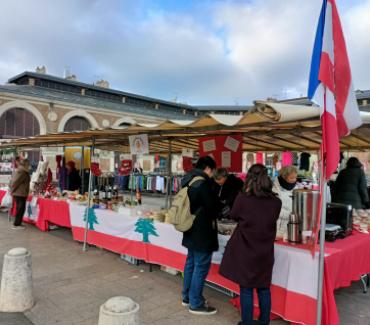 Red Oak France Promoting Handcrafted Products of Women and Girls from the Bekaa at Versailles Market 